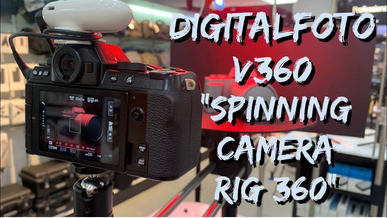 HOW TO TAKE 360 ON PRODUCT? DIGITALFOTO V360 SPINNING CAMERA RIG