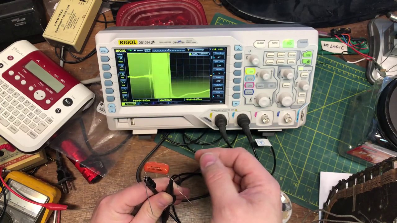 How to tell if Bypass caps are backwards on a Rigol DS1054z