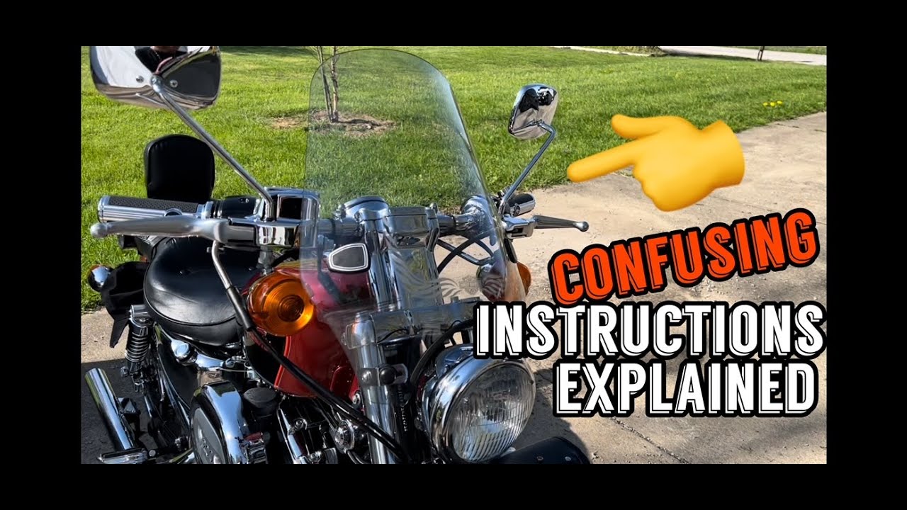 Sportster Windshield Install - Harley Davidson OEM