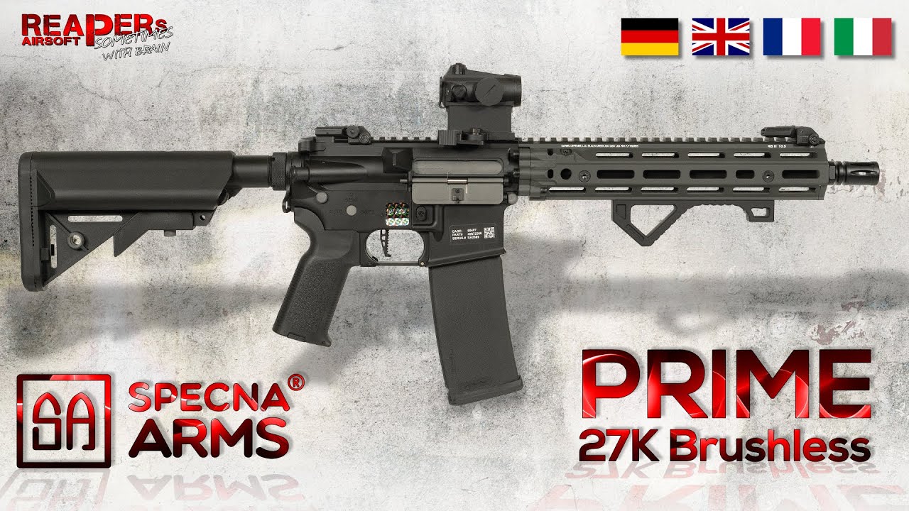 [Review] Specna Arms PRIME (27K Brushless) SA-P27 - 6mm BB Airsoft/Softair