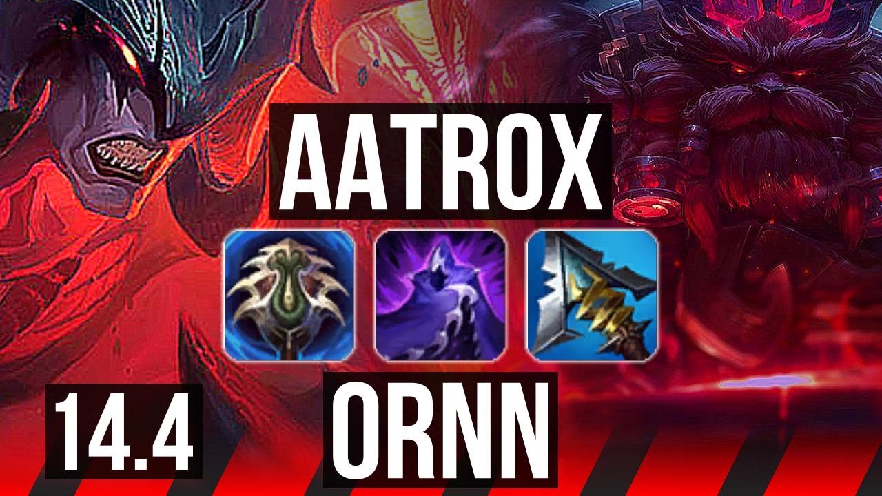 AATROX vs ORNN (TOP) | Legendary, 14/4/7 | TR Grandmaster | 14.4
