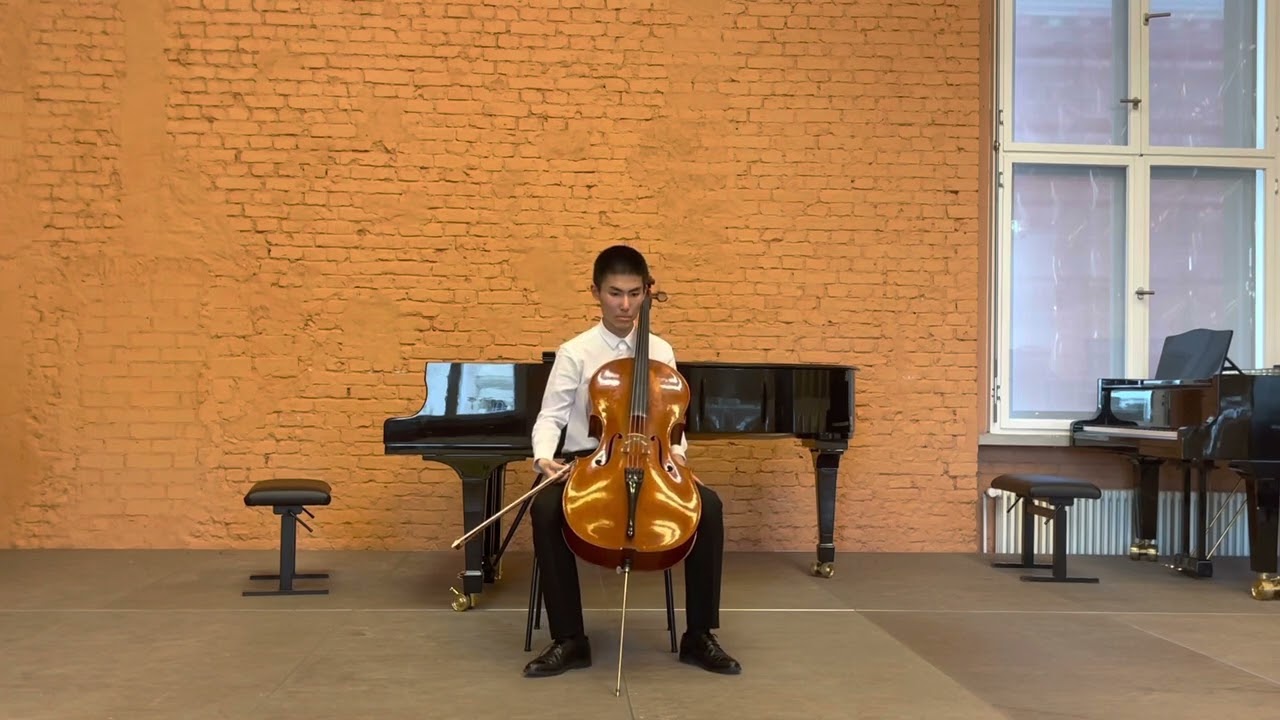 Jizheng Fang &mdash; J.S.Bach Suite Nr.6 BWV 1012 D-Dur : Prelude - Courante - Sarabande