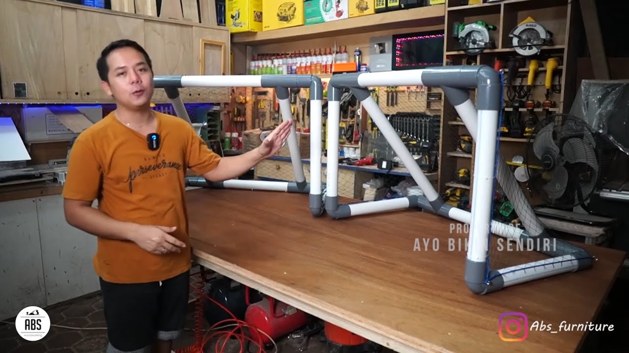 #ResepVini | Membuat Tiang Gawang Mini Soccer Dari Pipa Vinilon - Ayo Bikin Sendiri