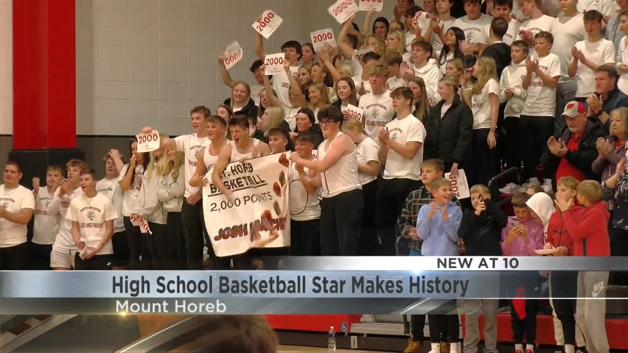 Mount Horeb High School basketball player makes history