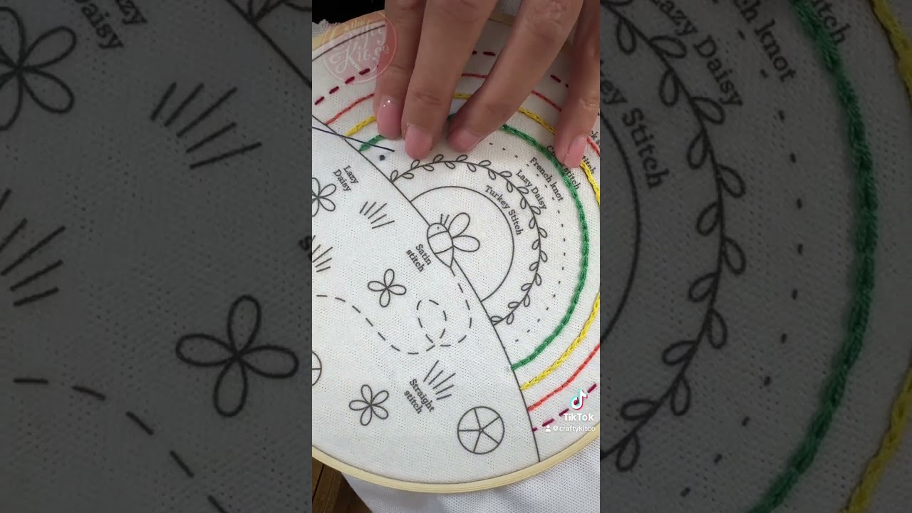 Embroidery French Knot Tutorial