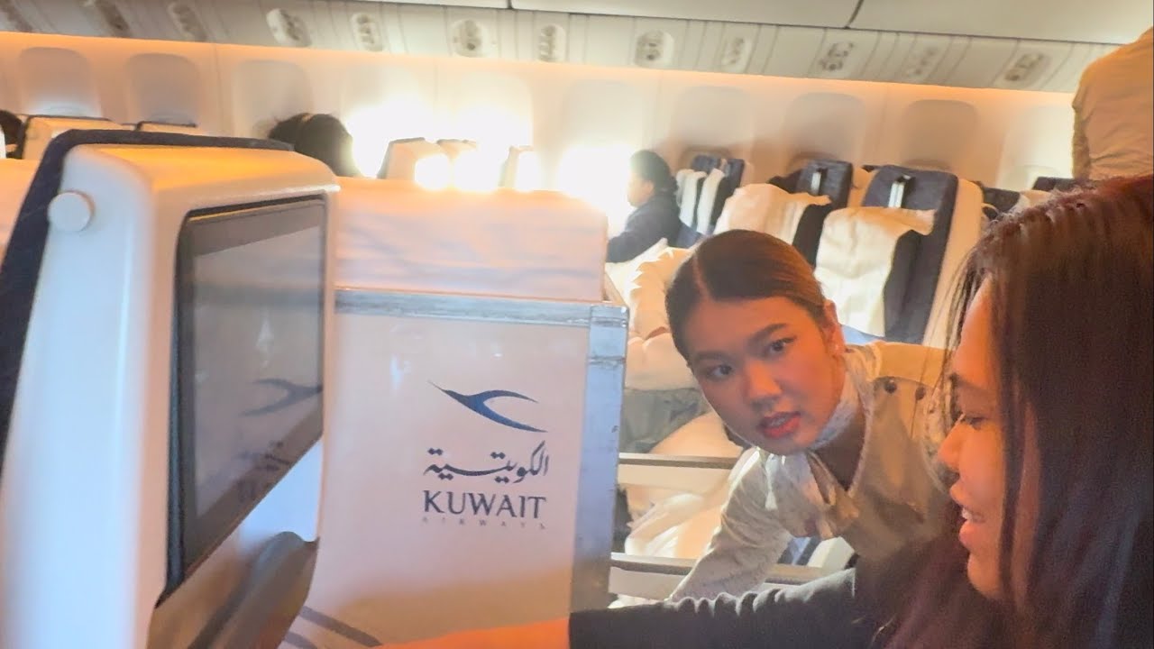 Kuwait Airways,flying economy on the 777 from Kuwait 🇰🇼 to London 🇬🇧 2024