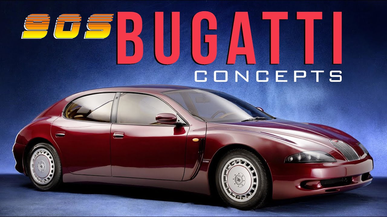 The Bugatti Concepts of the 90s