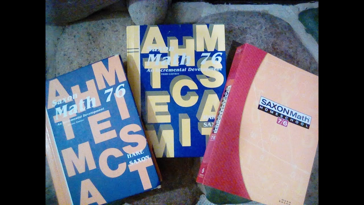 Saxon Math 76 2nd, 3rd and 4th Editions Flip Through!