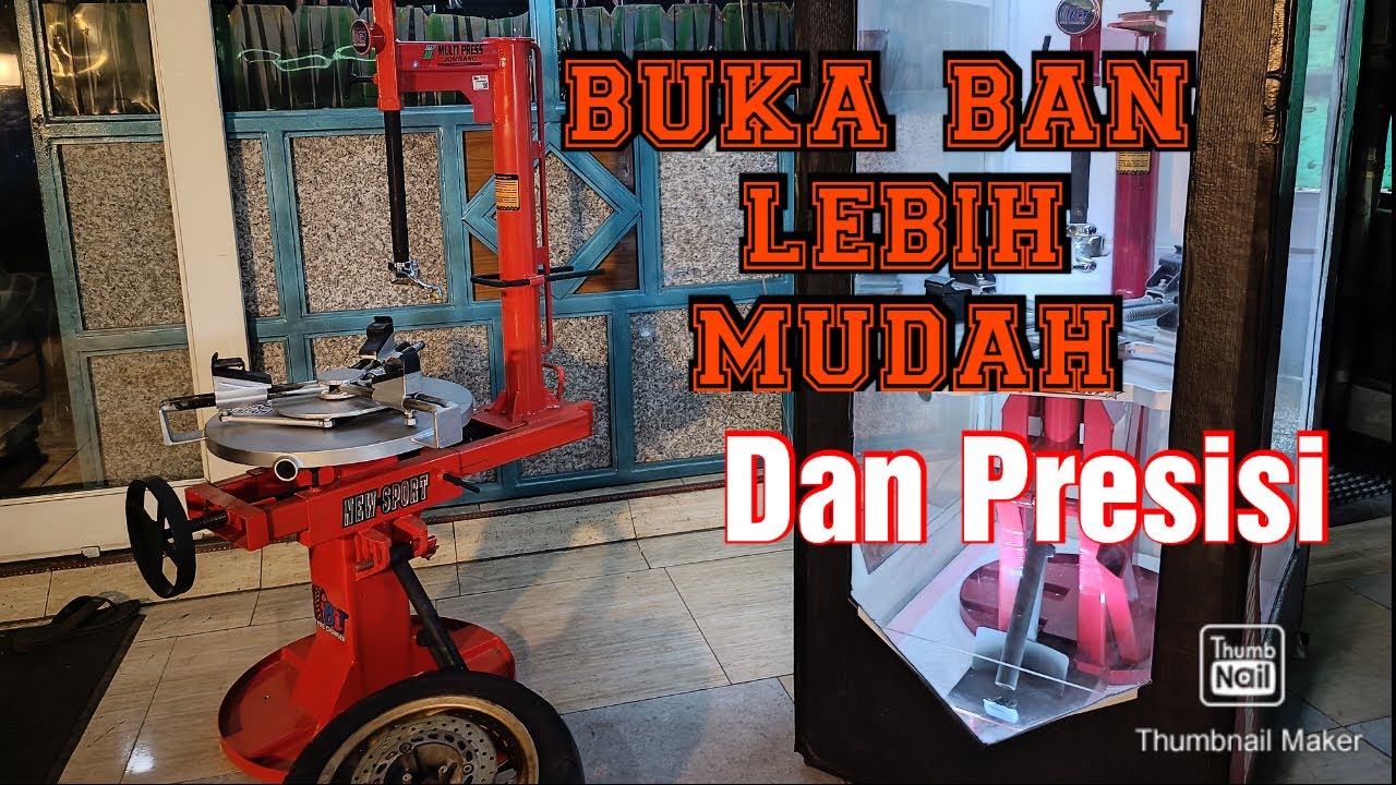 INOVASI, ALAT BUKA BAN TANPA LISTRIK || Review BCT Tire Changer New Sport