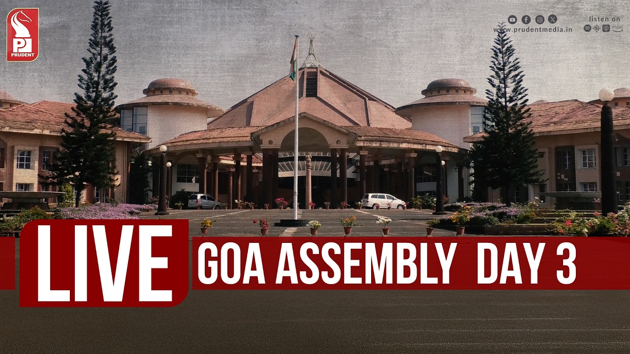 Goa Assembly Live | Day 3 | Part 3 | Prudent | 100326