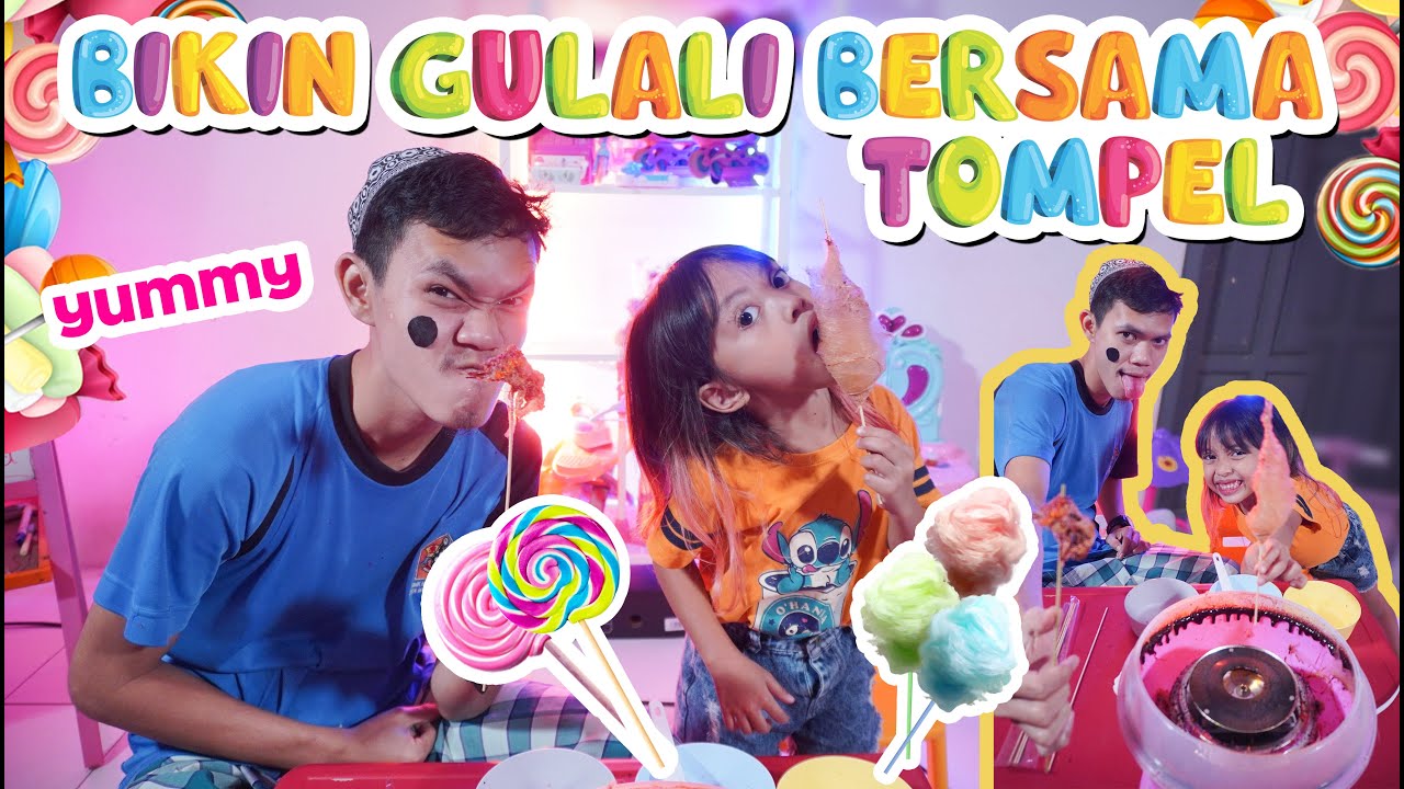 PERTAMA KALI LEIKA BIKIN GULALI 🍭😍 DRAMA TOMPEL GAGAL BIKIN GULALI😱🤣