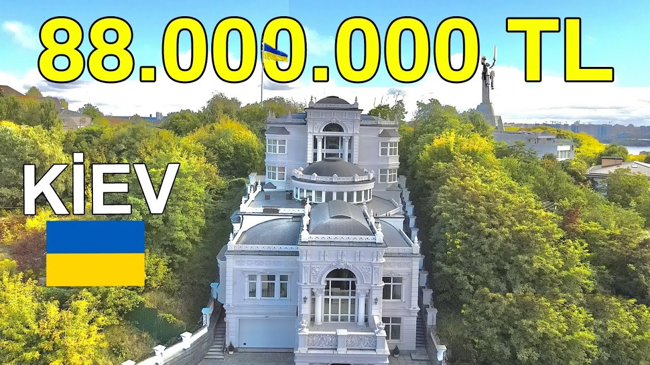 Тур по особняку 88000000 турецких лир в Украине I тур по потолку Real GOLD