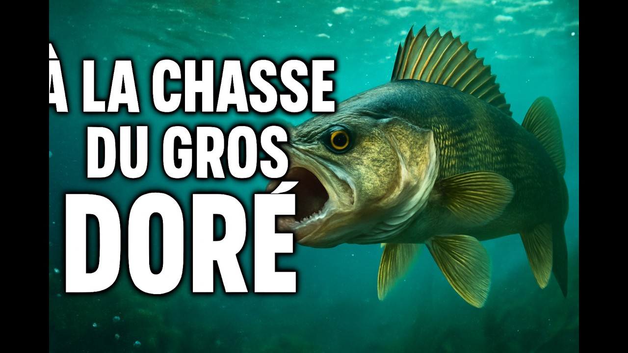 On visent le GROS DORÉ à la traine!