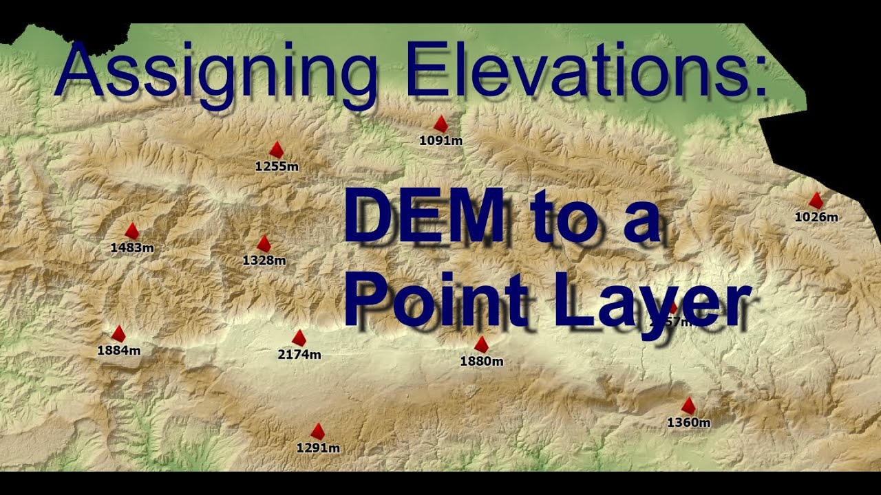 Assigning Elevations from DEM's to Point Feature Classes!