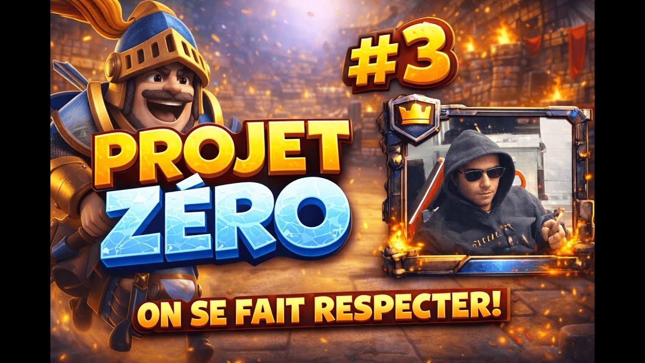 PROJET ZÉRO #3 – On progresse match après match | Clash Royale