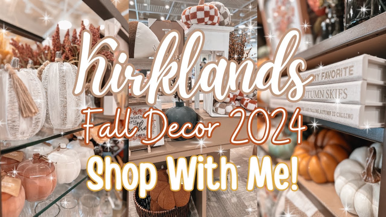 KIRKLAND'S Fall Decor Shop With Me 2024! Tons Of Beautiful Decor