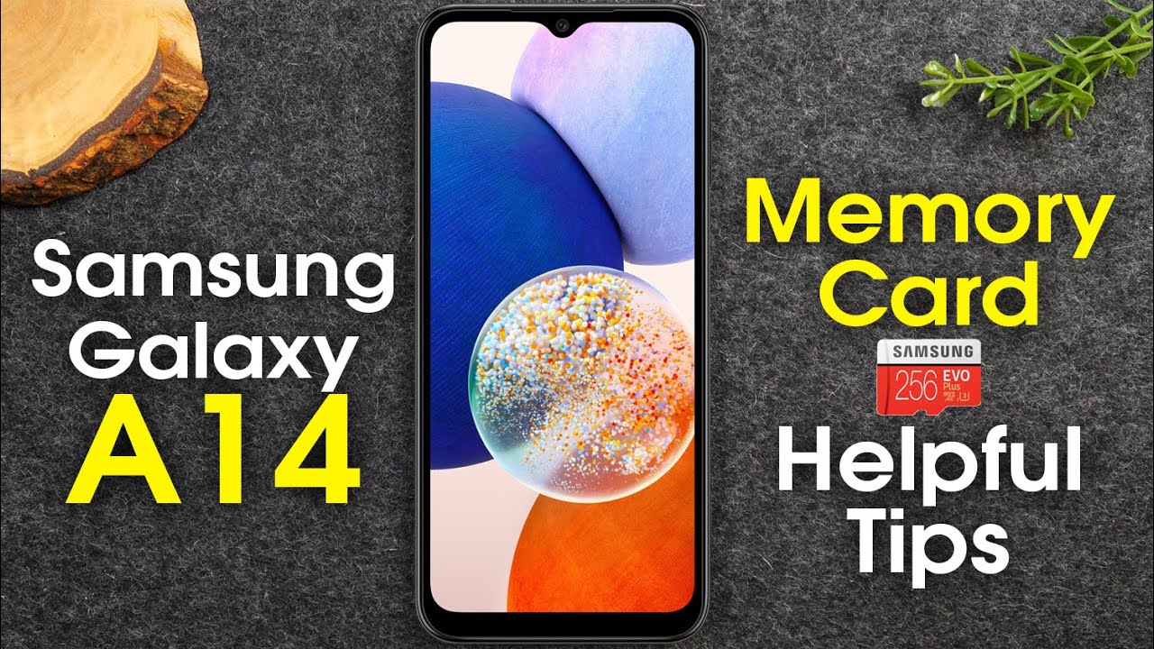 Samsung Galaxy A14 5G How to Install a Memory Card and Helpful Tips | H2TechVideos