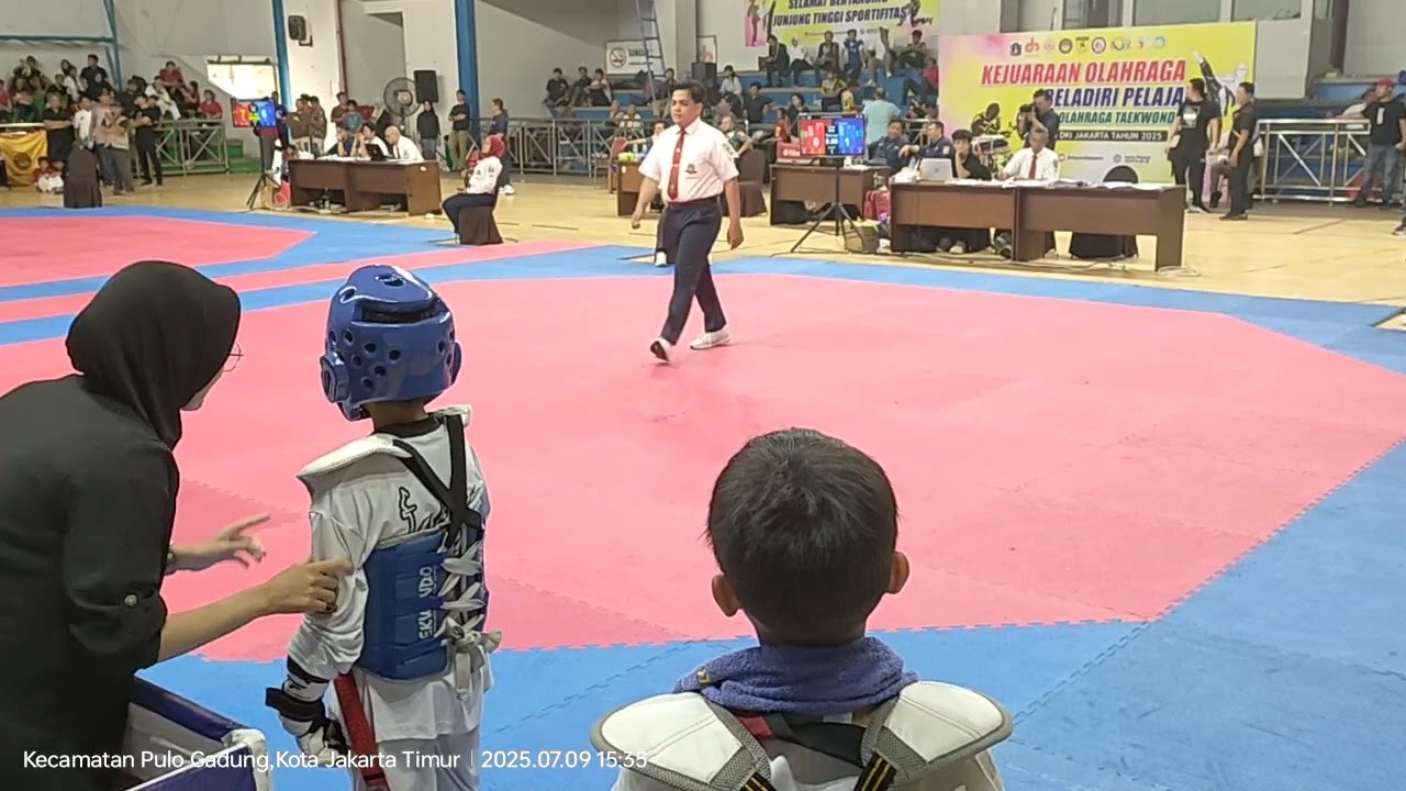 Lionel biru win semifinal , jakpus vs jaksel #taekwondo #karate #sport #martialarts #tkd