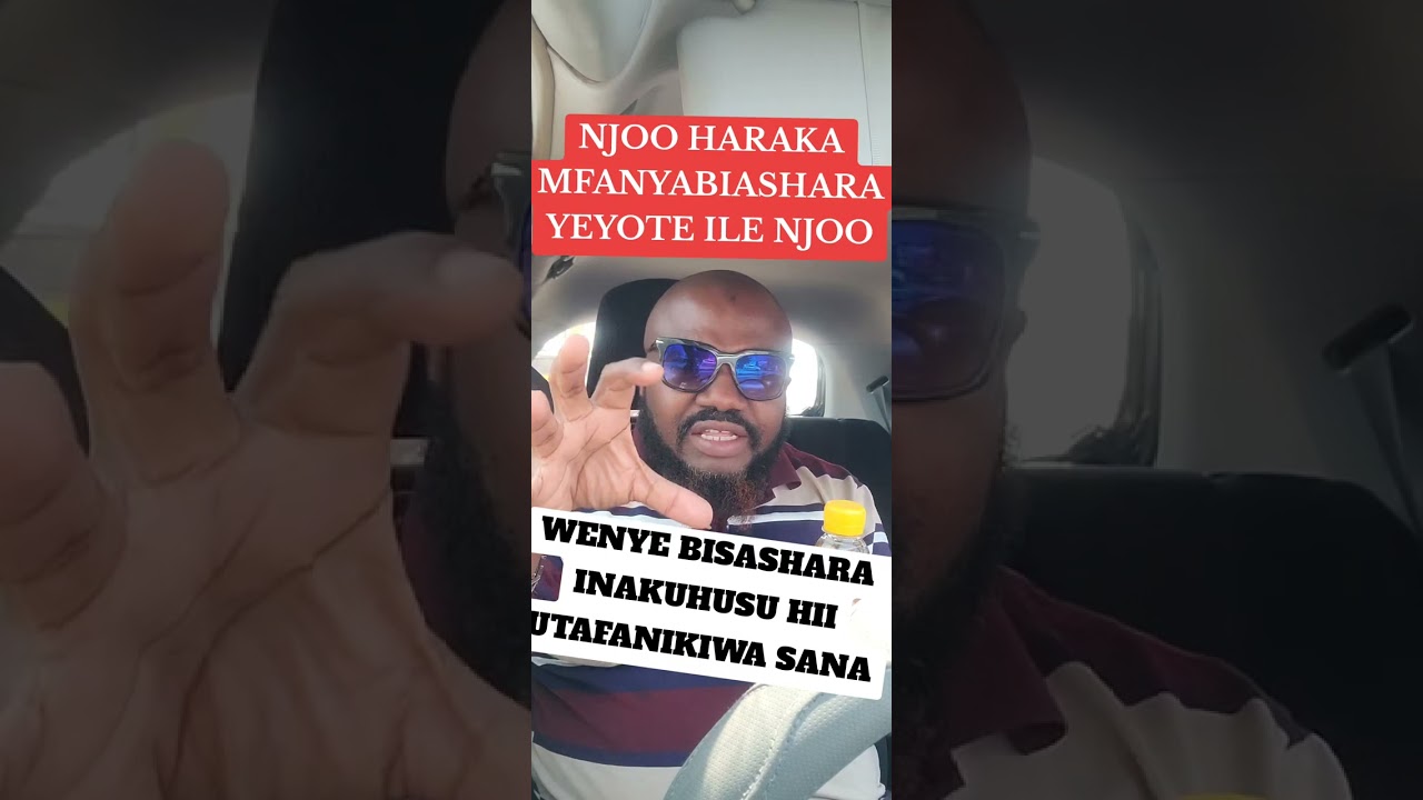 NJOO HARAKA MFANYABIASHARA 