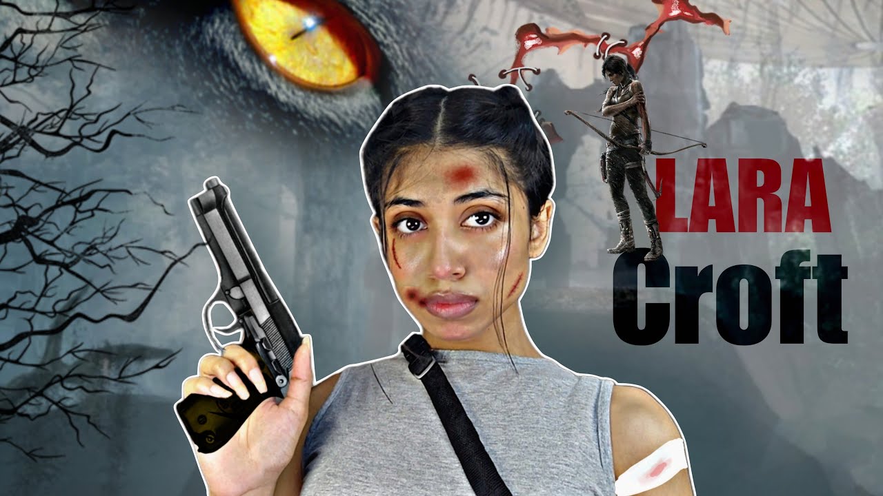 Lara Croft Cosplay (Part-2)🩸🥀..