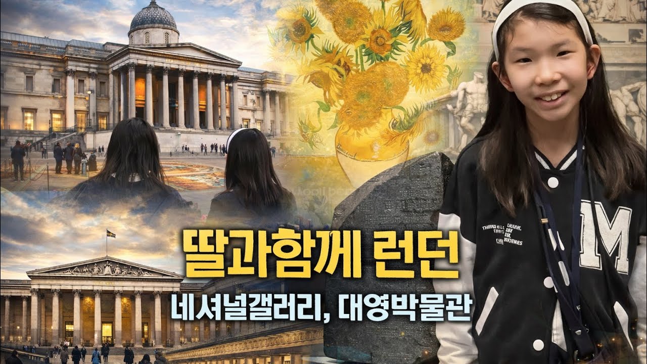 피망썬가족여행 런던투어 Part3 - 내셔널갤러리와 대영박물관 투어즐기기