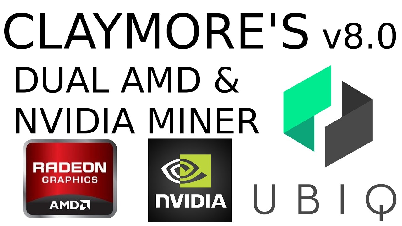 How to Mine UBIQ with Claymore's AMD & NVidia GPU Ethereum Dual Miner v8.0 UBQ