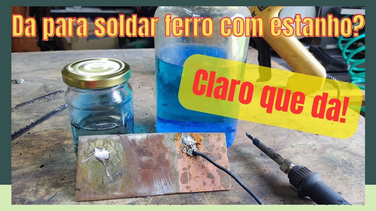 Como soldar ferro com estanho EP244