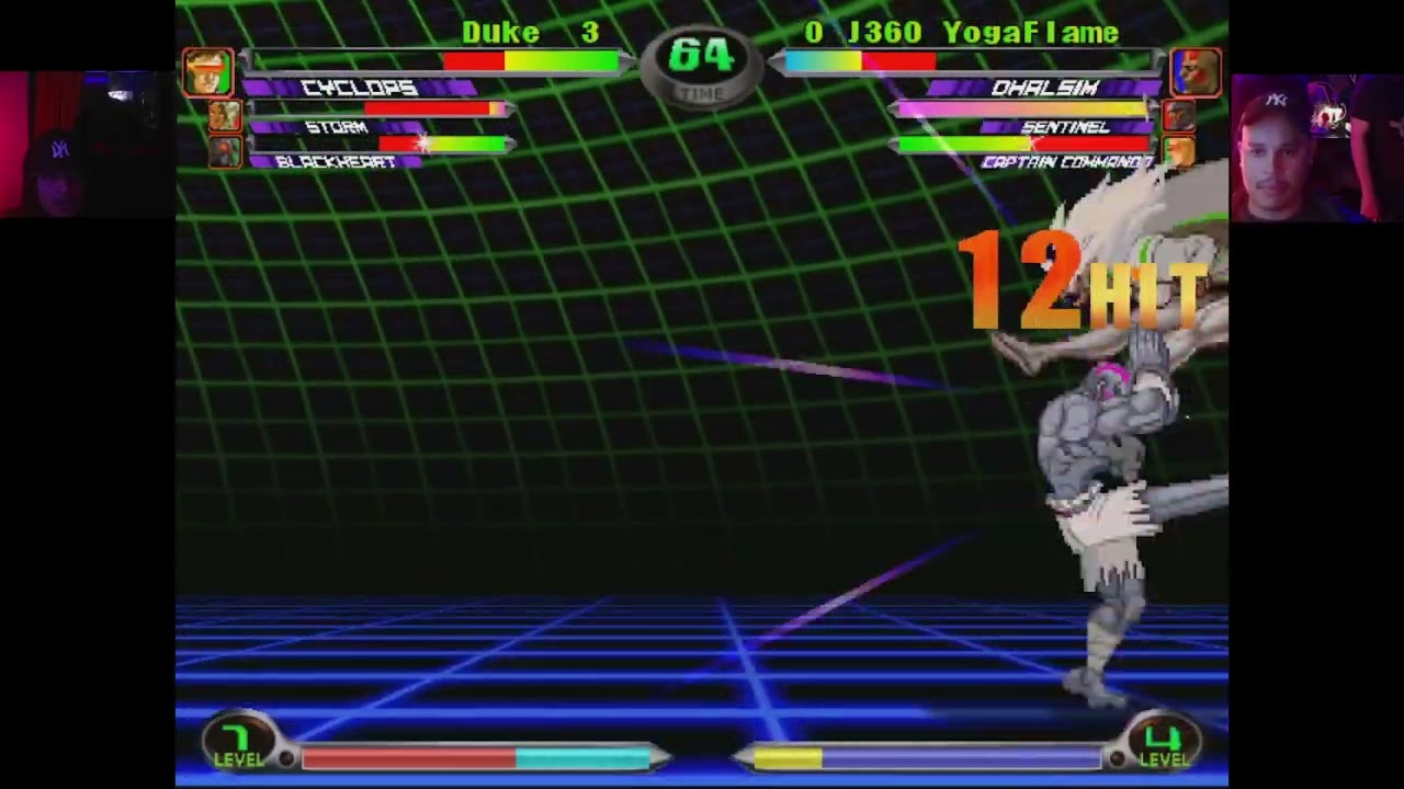 MvC2 [CTD23]: Josh 360 - Dhalsim Double Snap to Unique Yoga Blast Assist Kill .:2.28.26:.