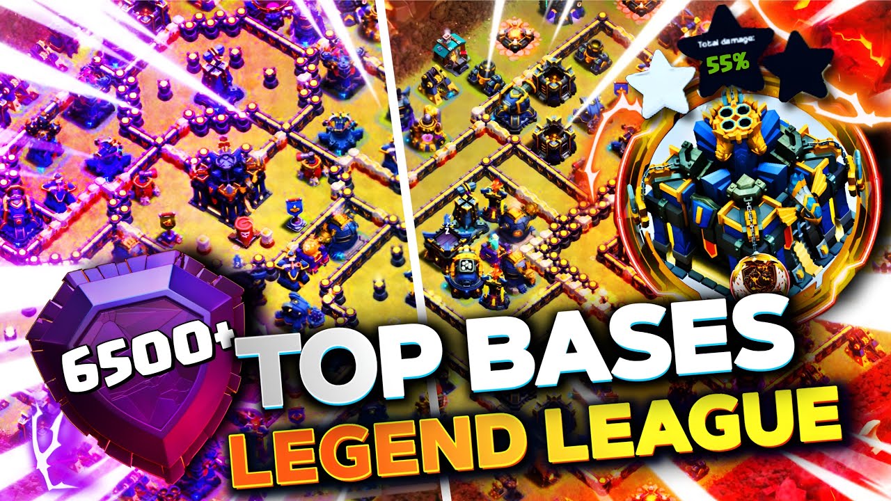 TOP 10 TH17 LEGEND WAR BASE WITH LINK 2025 | ANTI ROOT RIDER RC CHARGE BASES | #clashofclans #trend 