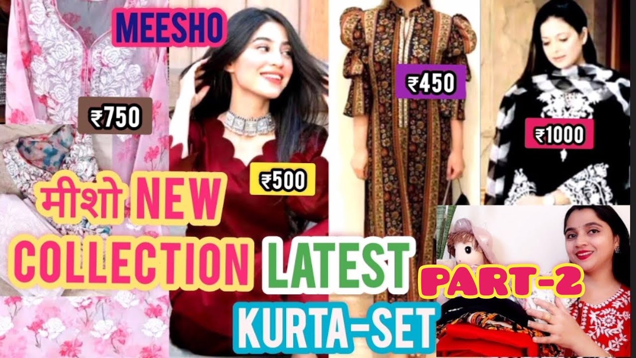 🤩Meesho Haul ❤Pakistani Style Stitched Suits❤Exclusive Collection🤩 Meesho Kurta Set Haul