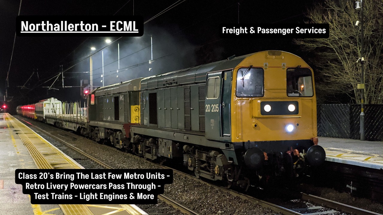 Trains At Northallerton - East Coast Main Line - In February 2026