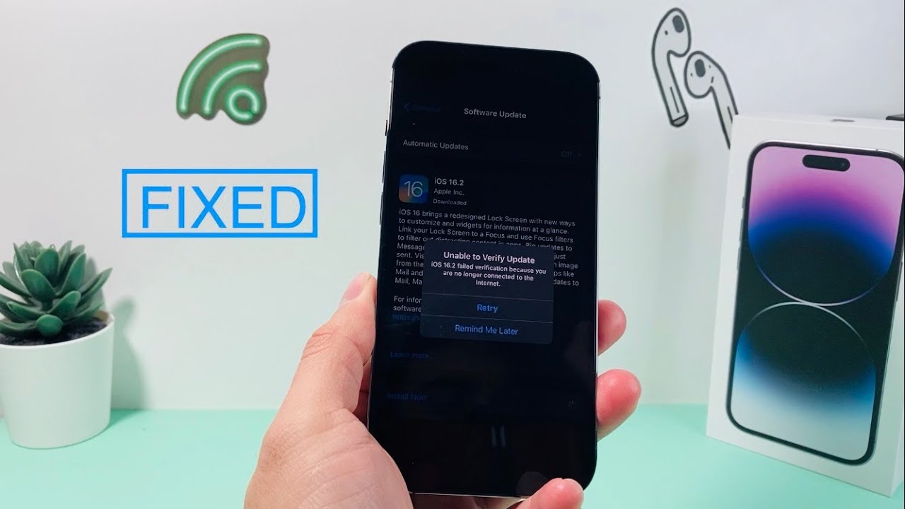 Unable to Verify Update (FIXED)