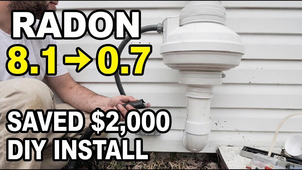 Installing a Radon Mitigation System at my house