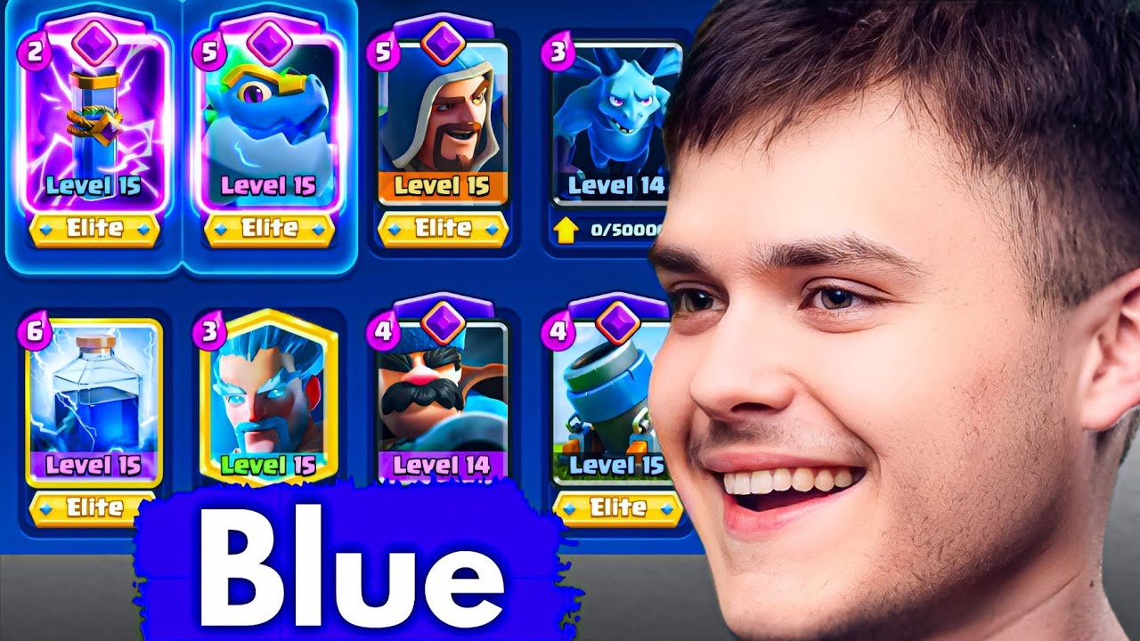 Clash Royale But COLORS Decide My Decks