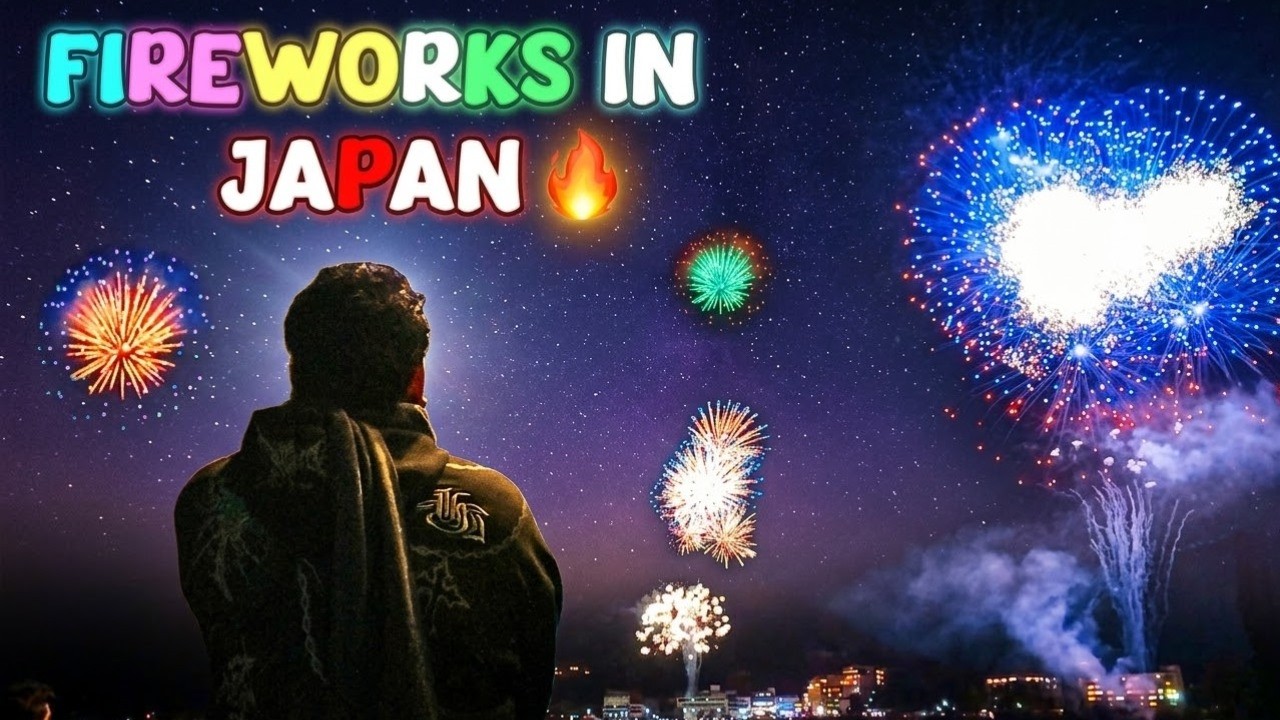 WATCHING THE SPECIAL DAY FIREWORKS IN JAPAN 🔥🎆