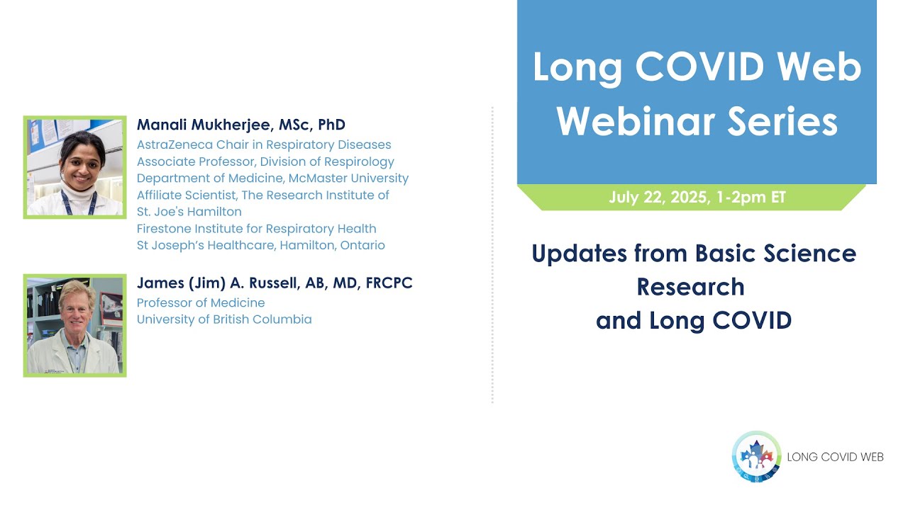 Long COVID Web: July 2025 Webinar