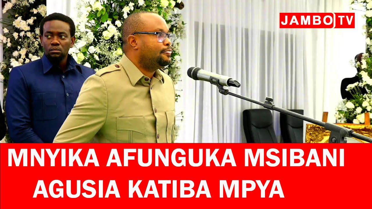 JOHN MNYIKA ASHINDWA KUJIZUIA MSIBANI 