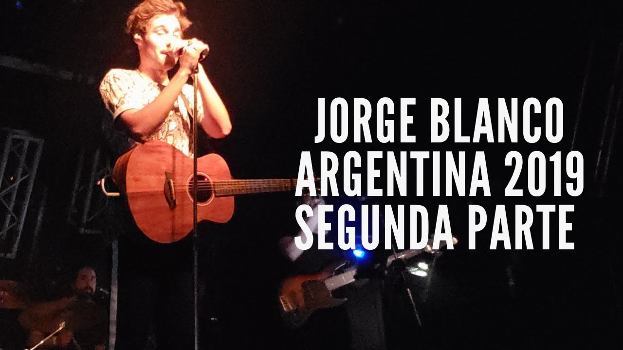 Jorge Blanco - #ConmigoTour - La Trastienda, Buenos Aires, Argentina - 24/10/2019 - Parte 2