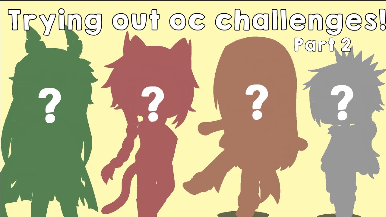 Trying out oc challenges! Part 2 /Gacha Club/ 3k special :D