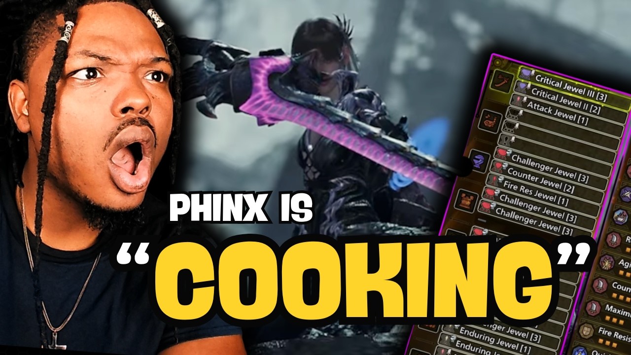 Phinx's Setup Is Way Better Than I Expected… | MH Wilds Speedrun Reactions