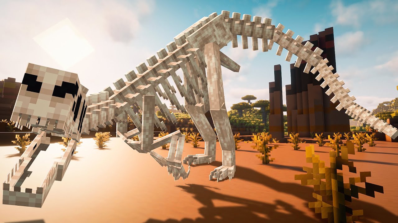 ALLOSAURUS!! SCP-250: Uma relíquia do MUSEU... Minecraft Survival