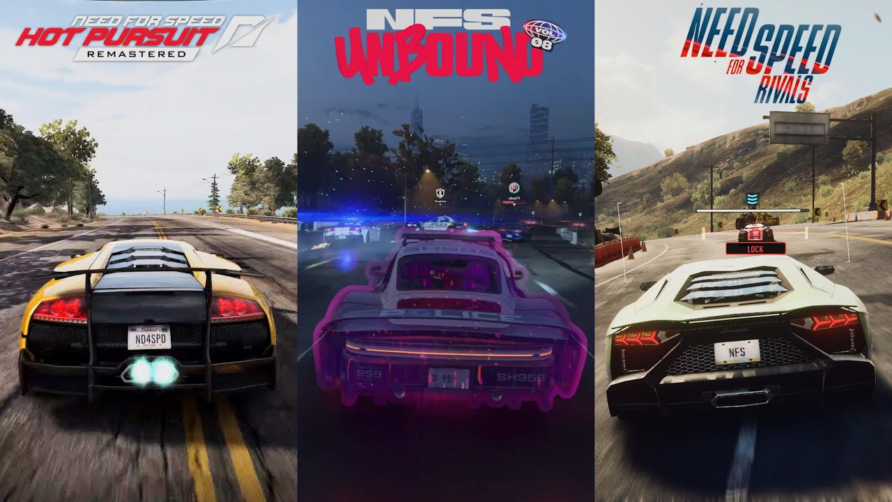Evolution Every Pursuit Tech Cops & Racers in NFS [4K]