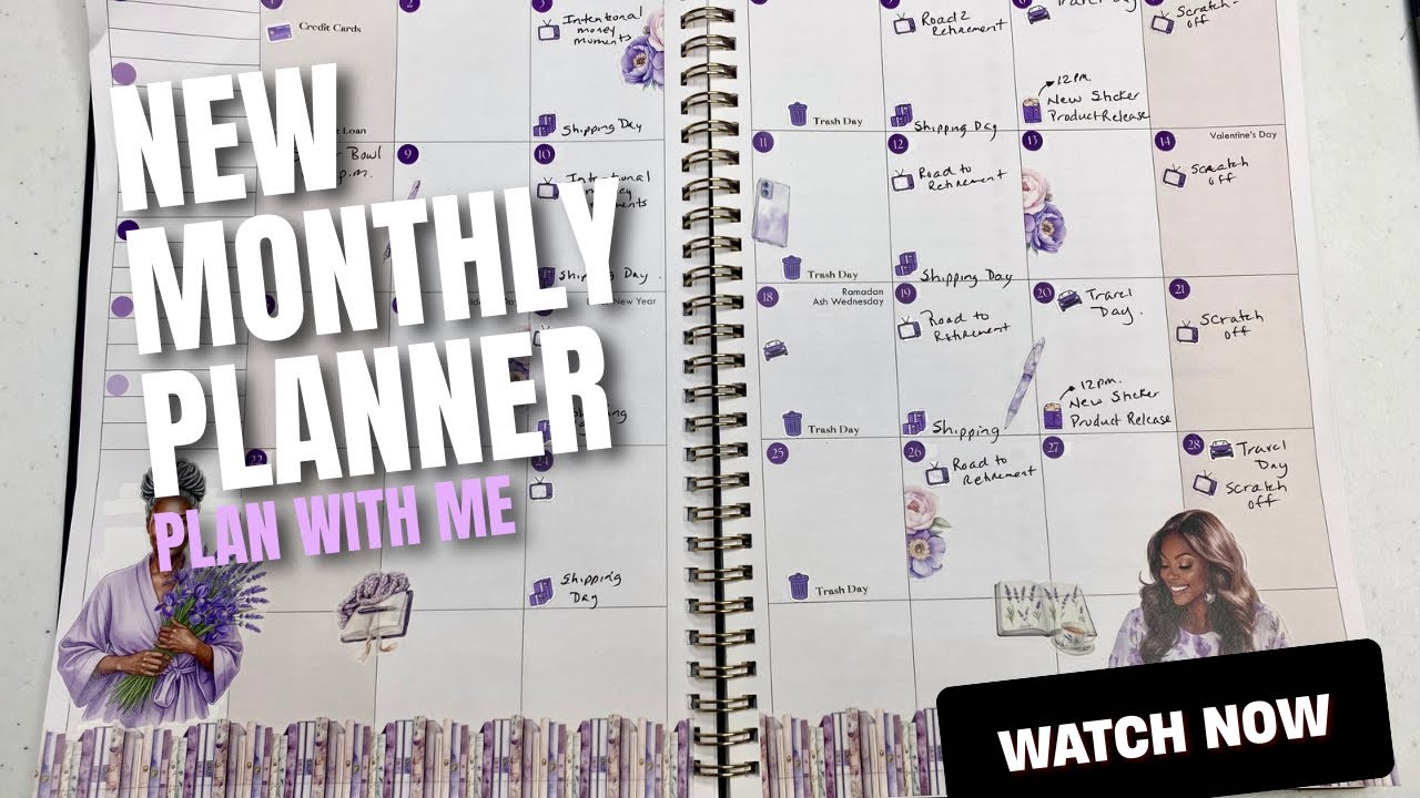 Starting a New Planner | February Monthly Setup & Reset