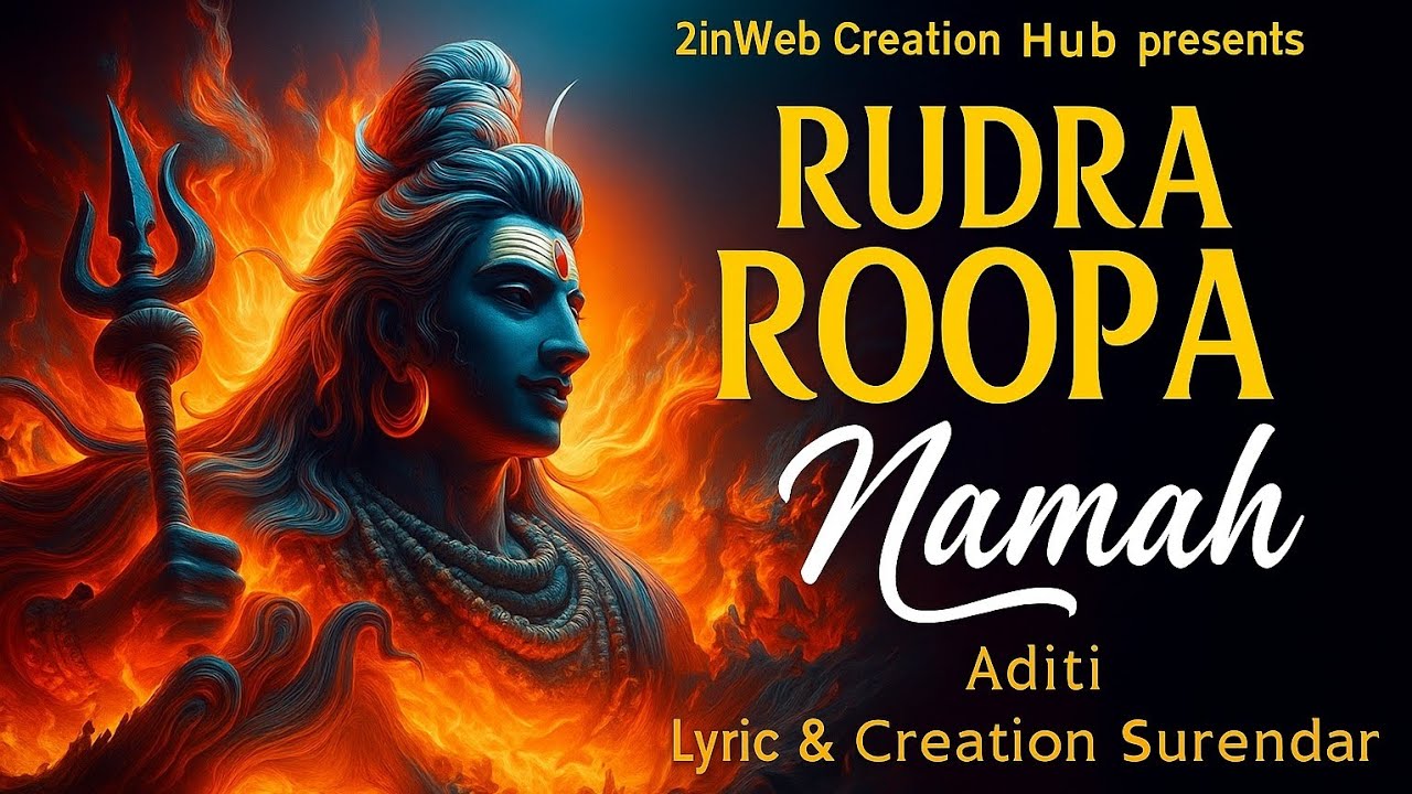 Rudra Roopa Namah | Powerful Sanskrit Shiva Song | Har Har Mahadev | Vocal Aditi | Lyrics R Surendar
