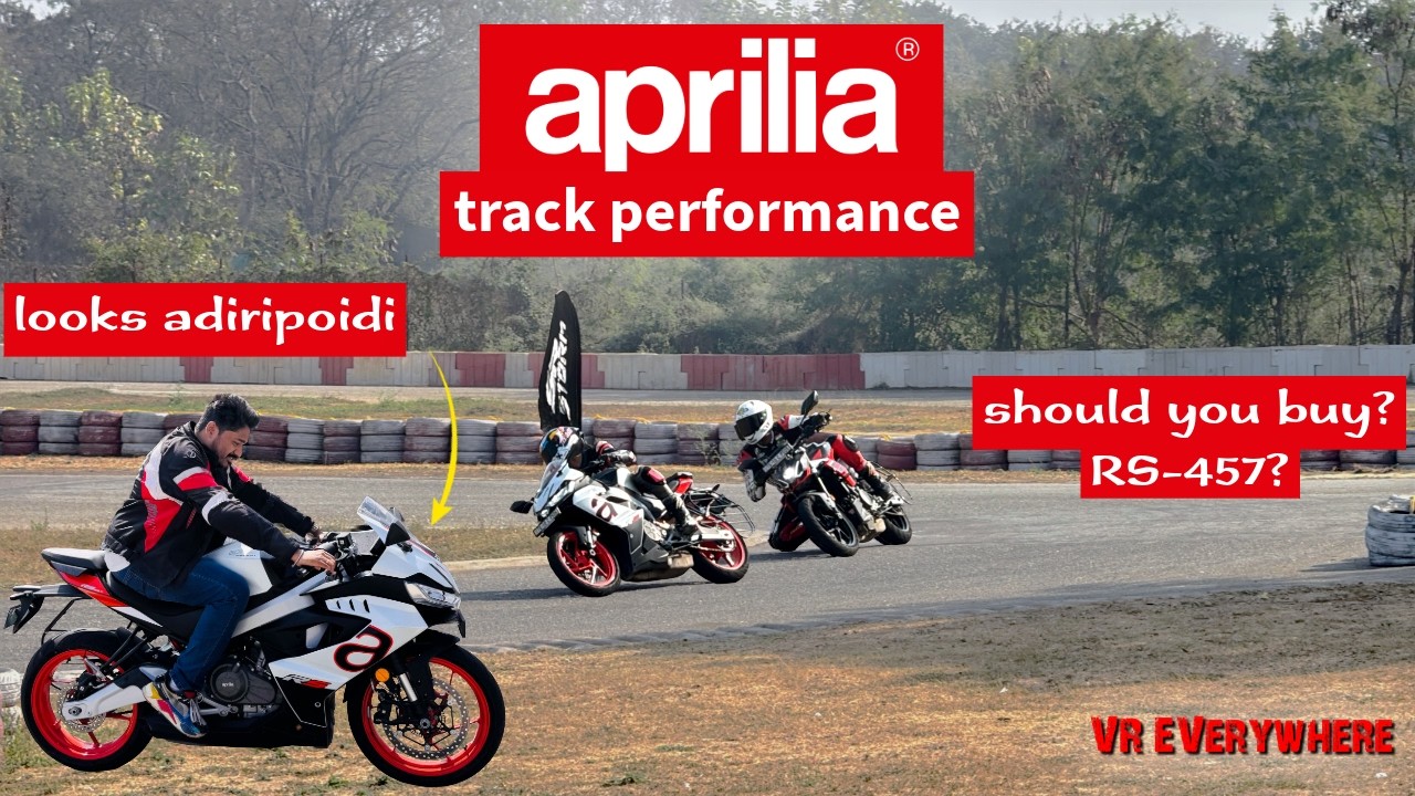 Aprilia RS 457 in Action | Track Race with VR Everywhere