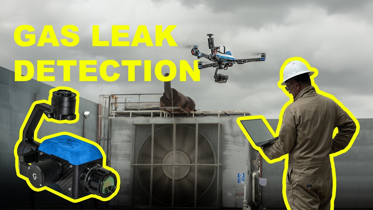 Optical Gas Imaging (OGI) Drone for Gas Leak Detection & Repair (LDAR) | HT Drone Solutions