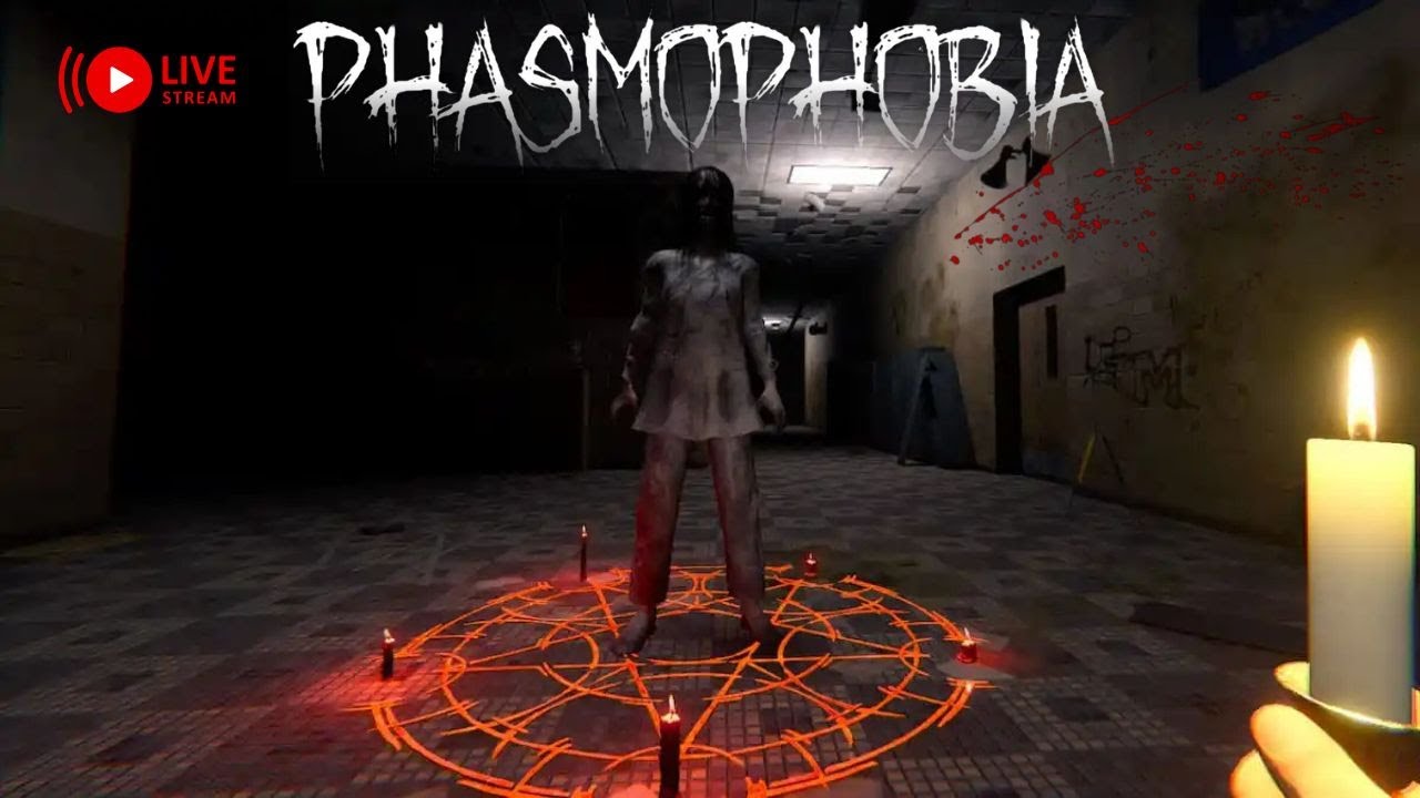 PHASMOPHOBIA!!! Not getting jumpscared today!!!