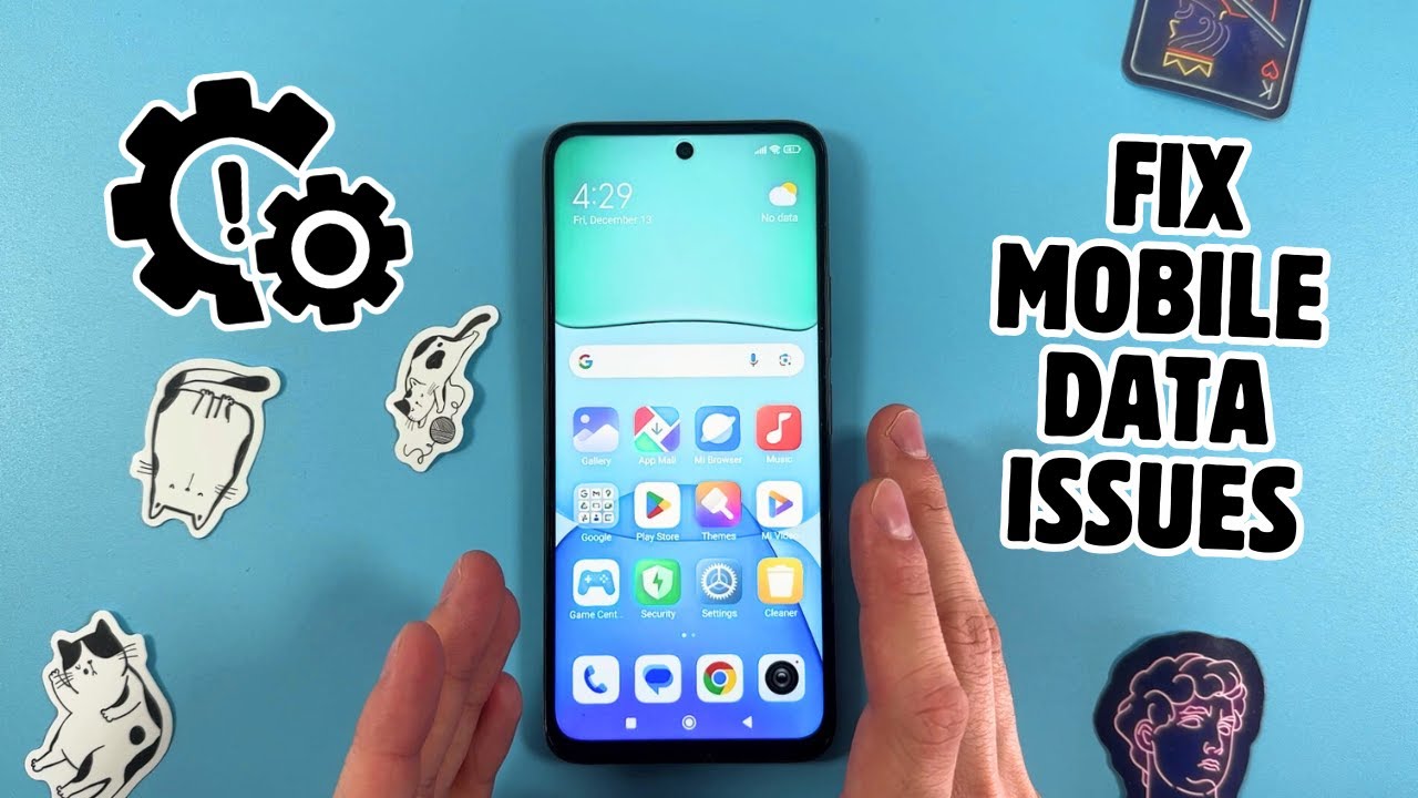 Как исправить проблемы с мобильными данными на Xiaomi Redmi Note 13