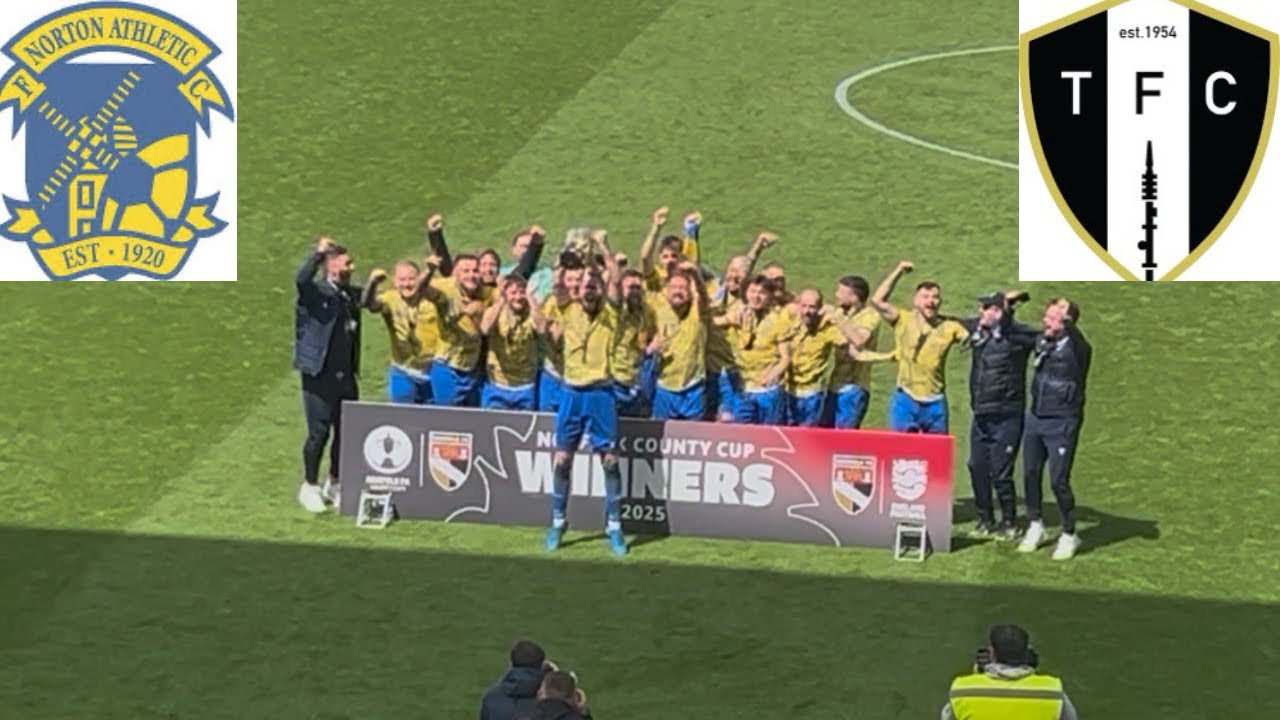 Junior cup winners! |Norfolk junior cup| Norton athletic vs tacolneston