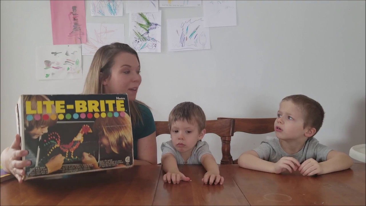Unboxing FUN with classic Lite-Brite